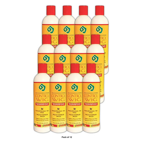 African Essence Control Wig Shampoo for Human and Synthetic Hair  - 12 Fl. Oz  (Pack of 12)