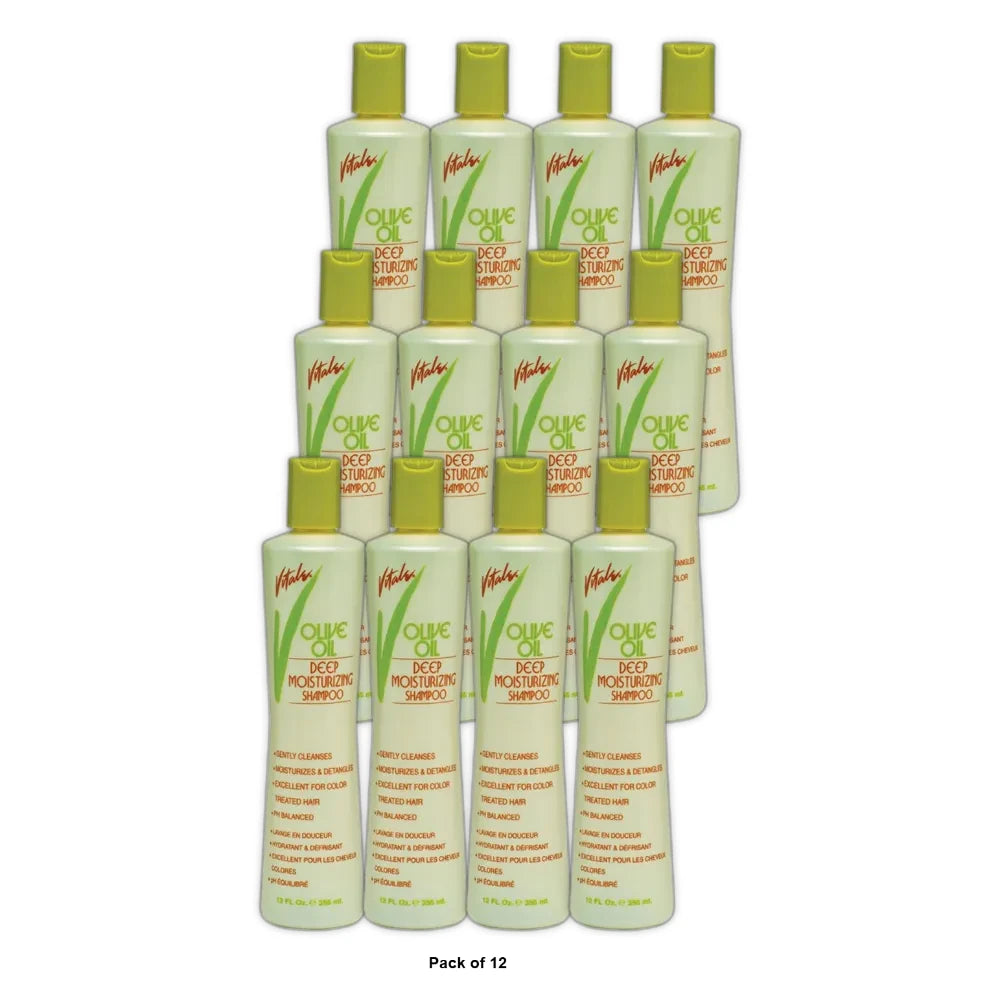 Vitale Olive Oil Deep Moisturizing Shampoo 12 oz (Pack of 12)