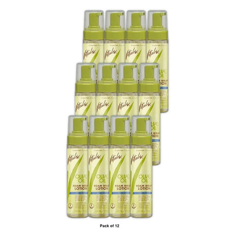 Vitale Olive Oil Foam Wrap Hair Lotion 8 oz - Flake-Free Anti-Breakage (Pack of 12)