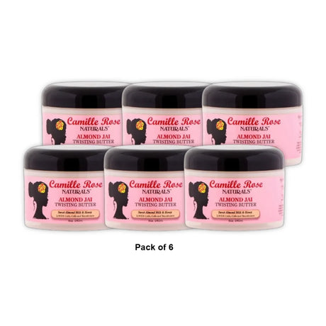 Camille Rose Almond Jai Twisting Butter, 8.0 oz. (Pack of 6)