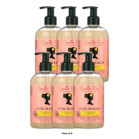 Camille Rose Curl Maker Defining Gel, 12 Oz (Pack of 6)