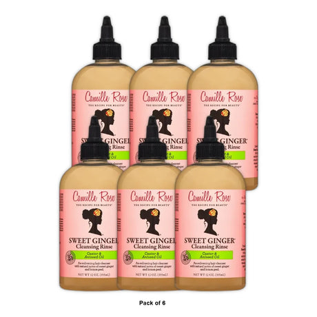 Camille Rose Sweet Ginger Cleansing Rinse, 12 Oz (Pack of 6)