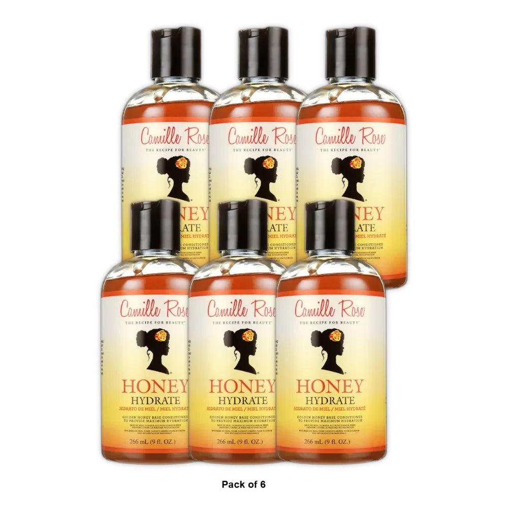 Camille Rose Honey Hydrate Leave-In Conditioner, 9.0 oz. (Pack of 6)