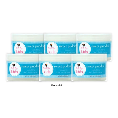 Camille Rose Kids Sweet Puddin Clementine Conditioning & Moisturizing Hair Butt 8 Oz (Pack of 6)