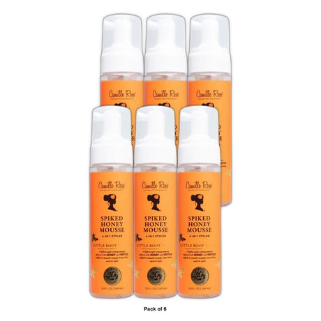 Camille Rose Spiked Honey Mousse 4-in-1 Styler - 8 fl oz (Pack of 6)