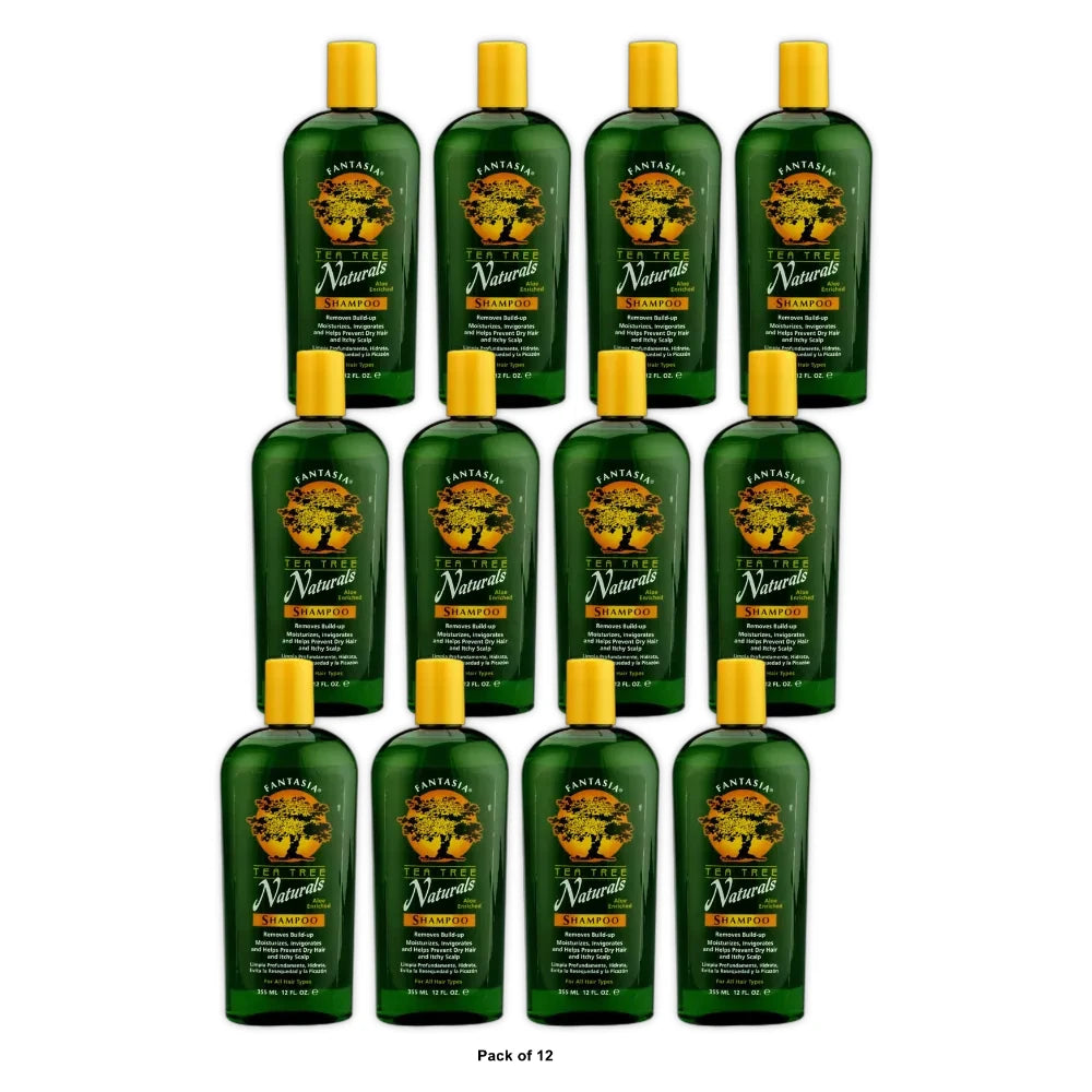 Fantasia Tea Tree Naturals Shampoo  12 fl oz  (Pack of 12)