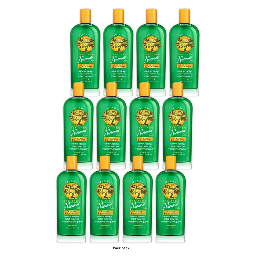 Fantasia Tea Tree Naturals Aloe Enriched Scalp Serum Leave-In Treatment 4 oz (Pack of 12)