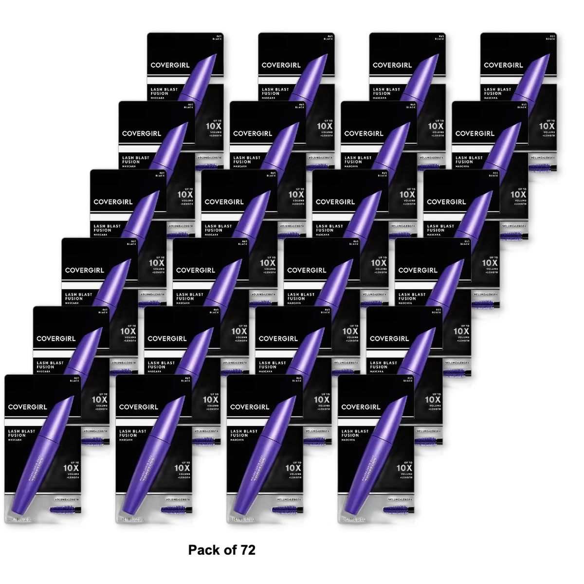 Cover Girl Lashblast Fusion Mascara Black #865 0.44Oz (Pack of 72)