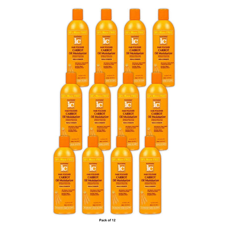 FantasiaÂ® IC Carrot Oil Moisturizer Hair Polisher 12 fl. oz. Squeeze Bottle (Pack of 12)
