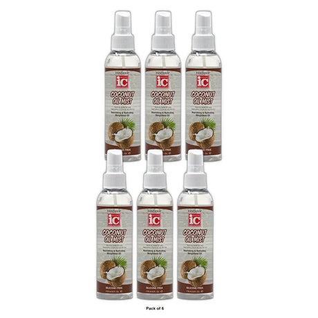 Fantasia Coconut Oil Mist 178ml/ 6 oz (Pack of 6)