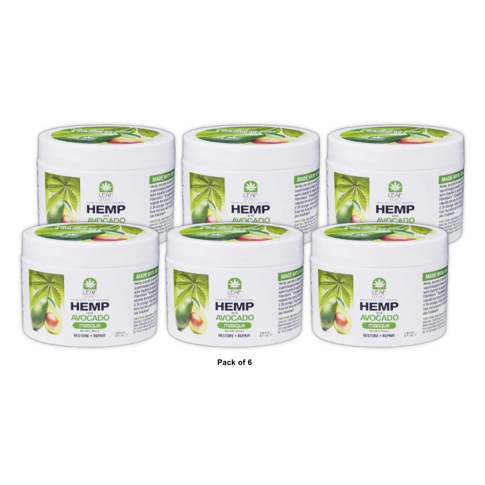 Fantasia IC Leaf Legacy Hemp and Avocado Masque 8fl oz. (Pack of 6)