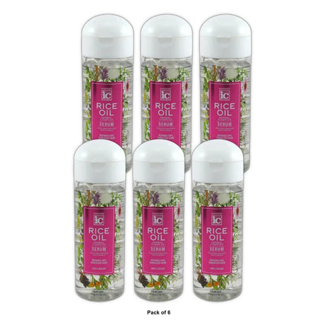 Fantasia IC Rice Oil Hair Serum – 6 Fl. Oz (Pack of 6)