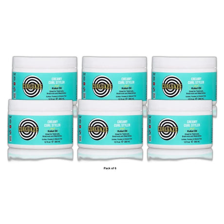 Curldaze Creamy Curl Styler with Kukui Oil – 12 Fl. Oz (Pack of 6)