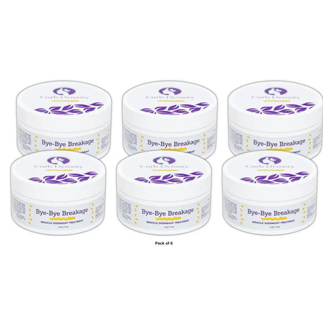 Curls Dynasty Bye-Bye Breakage Miracle Overnight Treatment 4 Oz (Pack of 6)