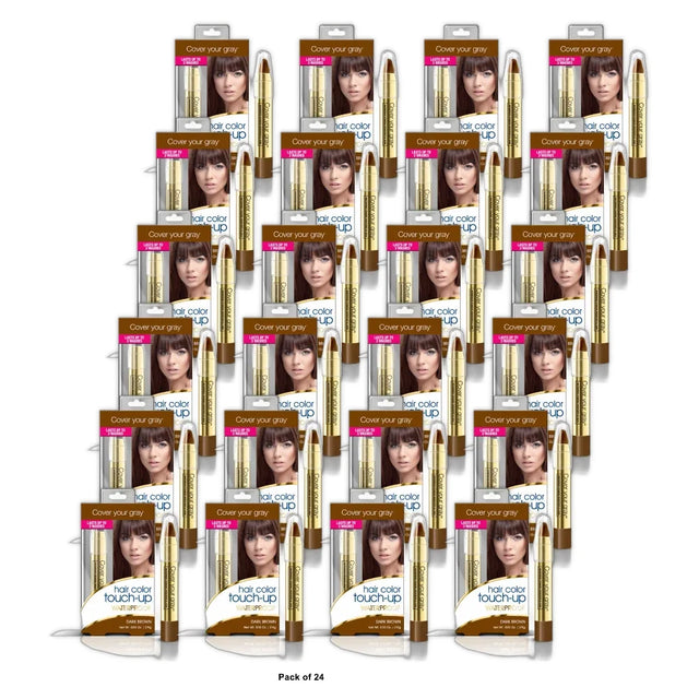 CYG Waterproof Chubby Pencil -- Dark Brown 0.10 Oz (Pack of 24)