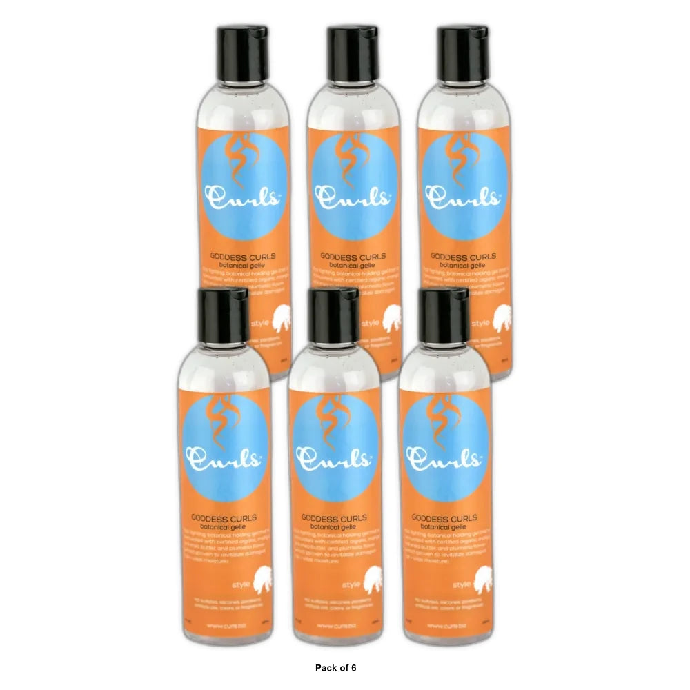 Curls Goddess Curls Botanical Gelle 8 FL. Oz (Pack of 6)