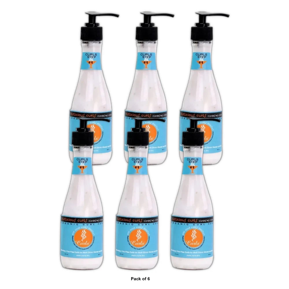 Curls Curlicious Curls Cleansing Cream 8 Fl. Oz (Pack of 6)