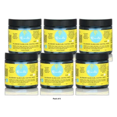 Curls Blueberry Curl Control Paste 4 Fl. Oz (Pack of 6)