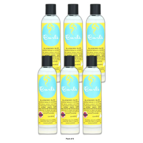 CURLS Blueberry Bliss Reparative Leave-In Conditioner 8 Fl. Oz (Pack of 6)