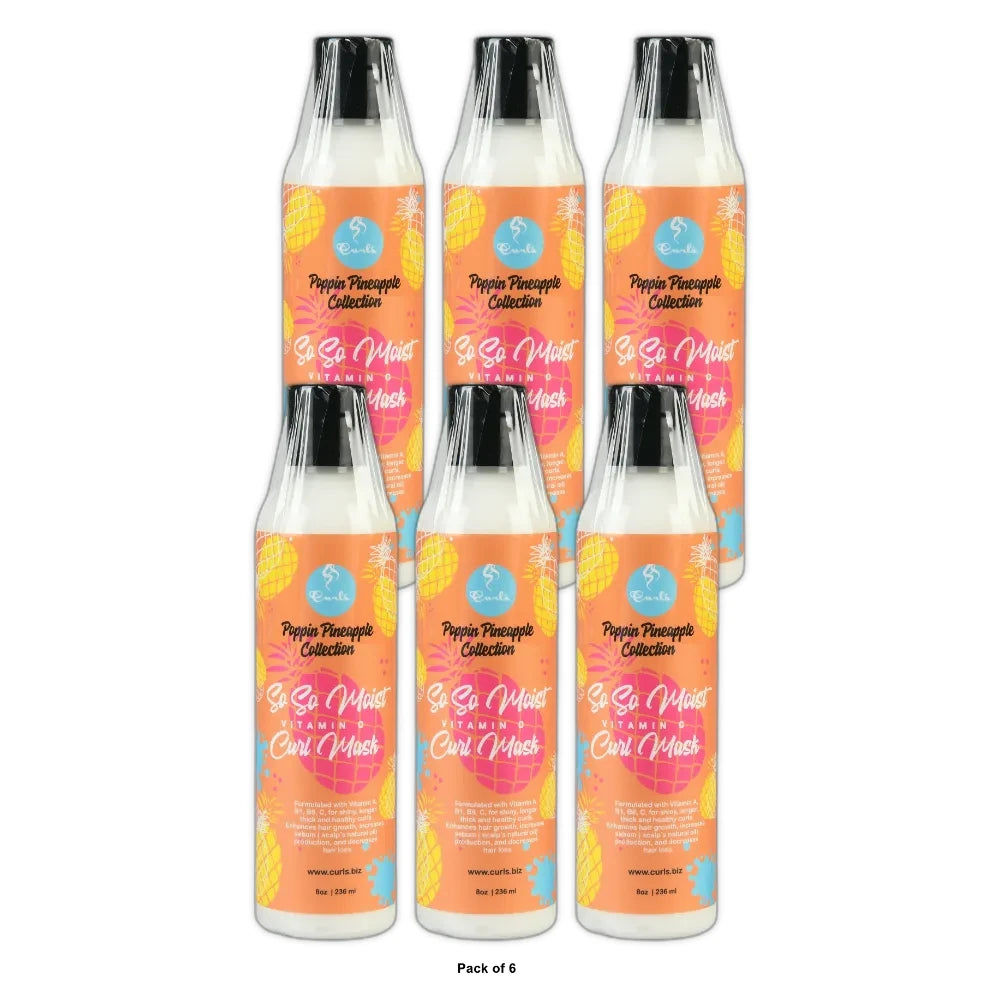 CURLS So So Moist Vitamin C Curl Mask, 8 Fl. Oz (Pack of 6)