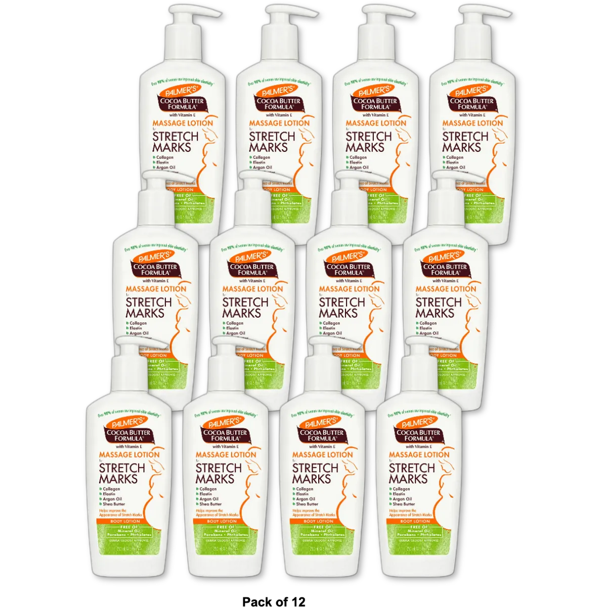 Palmers Cocoa Butter Formula Massage Lotion For Stretch Marks 8.5Oz (Pack of 12)