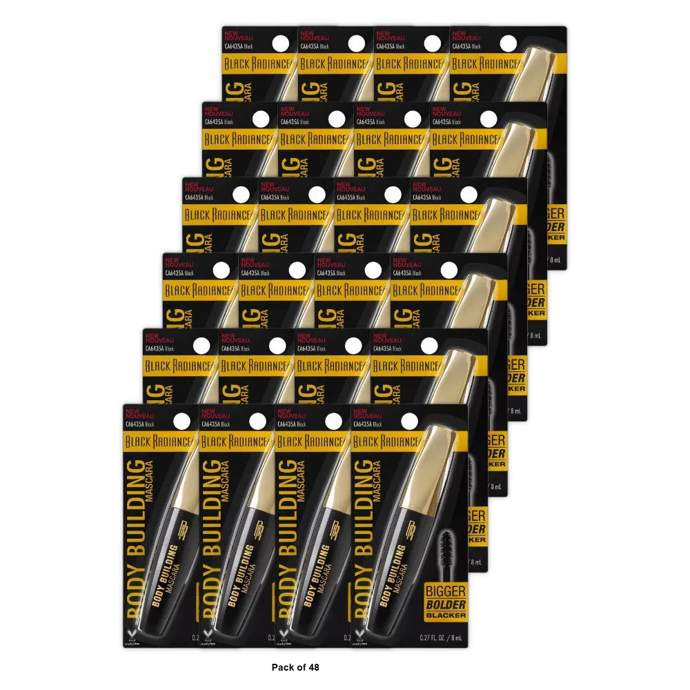 Black Radiance Body Building Mascara - Black - 1 Pack 0.27 FI. Oz