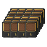 Black Radiance Pressed Powder - Makeup Finishing Powder - Cafe (Deep)- 0.28 oz (Pack of 48)