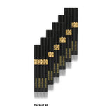Black Radiance Fine Line Waterproof Liquid Eyeliner Pen Black Velvet - 0.033oz (Pack of 48)