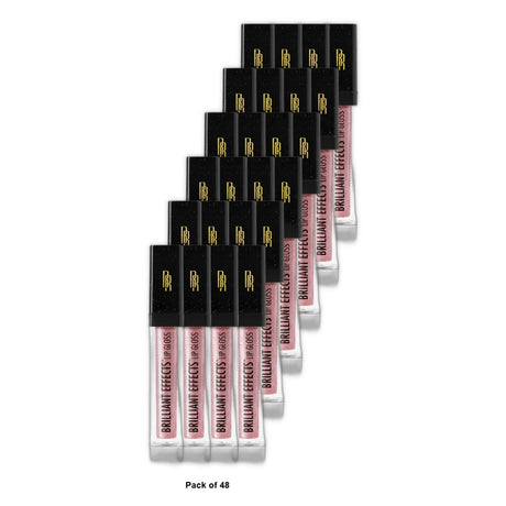 Black Radiance Brilliant Effects Lip Gloss Romantic-0.23 fl oz(Pack of 48)