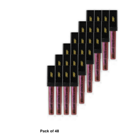 Black Radiance Brilliant Effects Lip Gloss Luscious- 0.23 fl oz (Pack of 48)