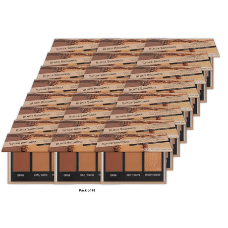 Black Radiance True Complexion Contour Palette Makeup - Medium To Dark 0.38 Oz (Pack of 48)
