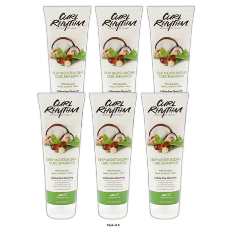 Curl Rhythm Deep Moisturizing Curl Shampoo, 10 Fl. Oz (Pack of 6)