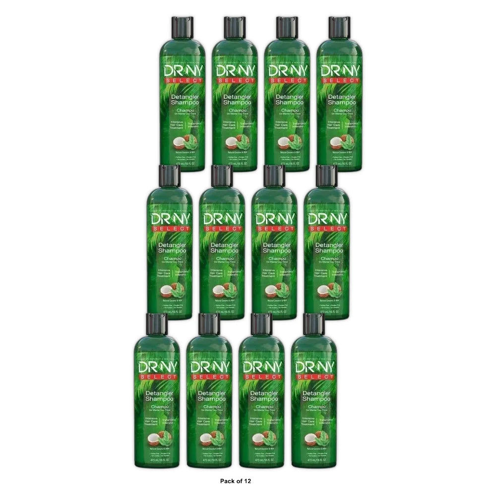 Drny Select Detang Shampoo 16. Oz (Pack of 12)