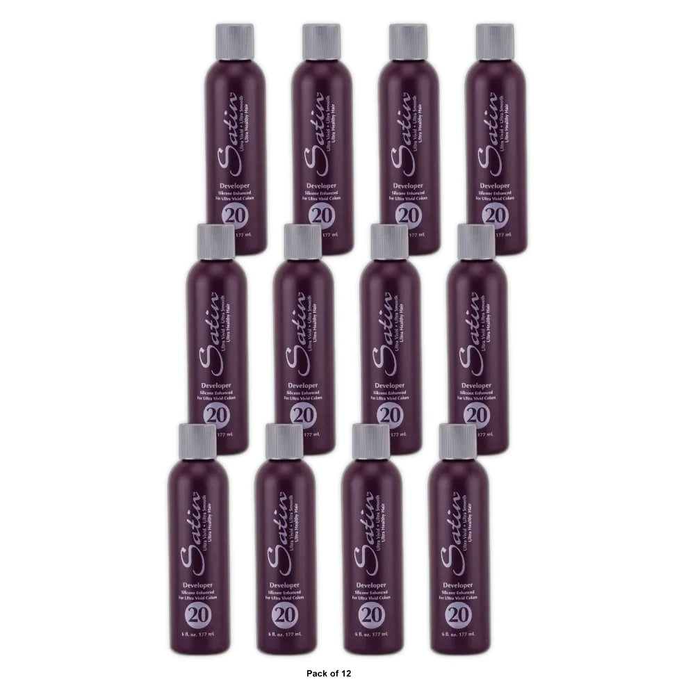 Satin Developer 20 Volume 6 oz (Pack of 24)