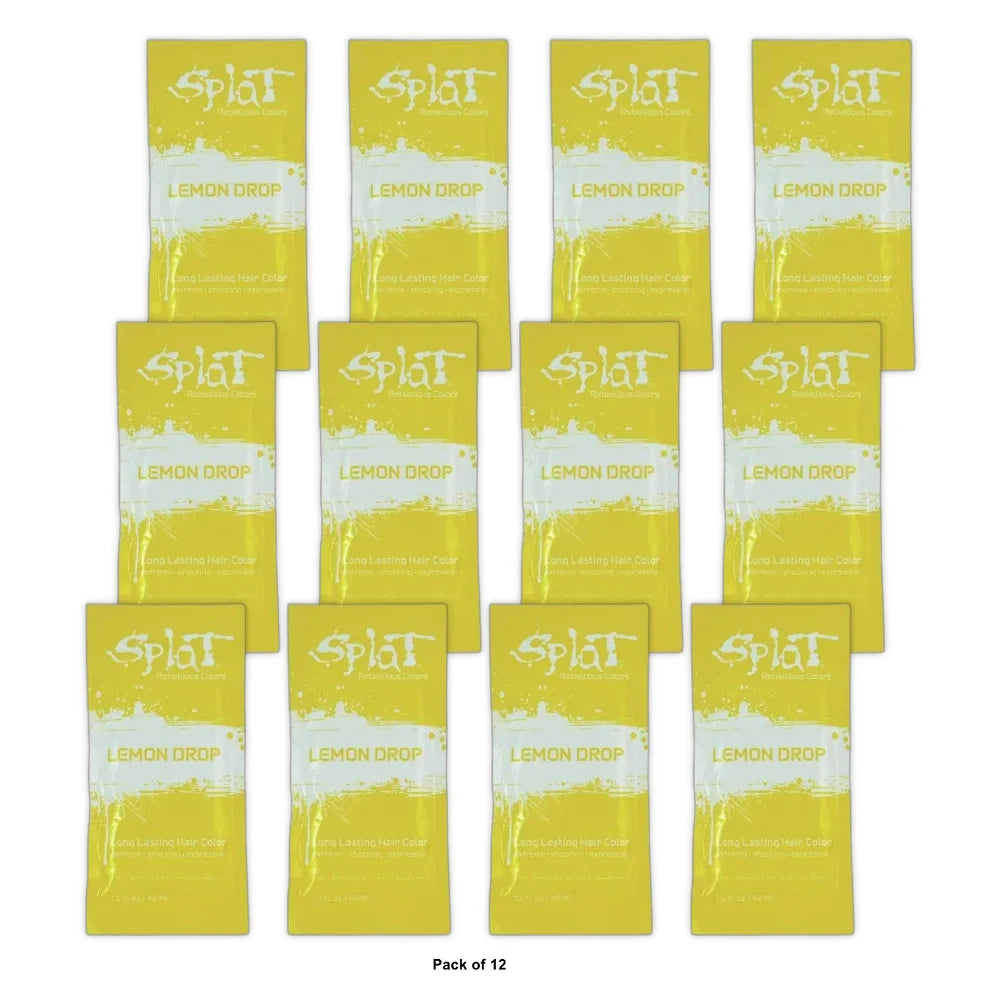 Splat Rebellious Long Lasting Hair Color 1.5oz - Lemon Drop (Pack of 12)