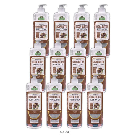 Spanish Garden 19211 Soothing Cocoa Butter Body Lotion (Family size with pump) 32 Oz (Pack of 12)