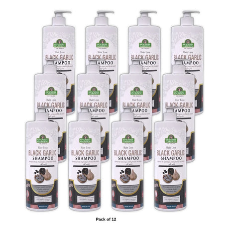 Spanish Garden Original Black Garlic Shampoo Hair Loss For 32 Oz (Pack of 12)