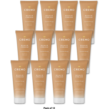 Cremo Astonishingly Superior Coconut Mango Moisturizing Shave Cream 6Oz (Pack of 12)