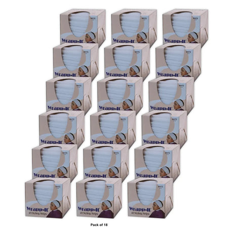 Graham Wrapp-It Styling Strips White 40 ea (Pack of 18)