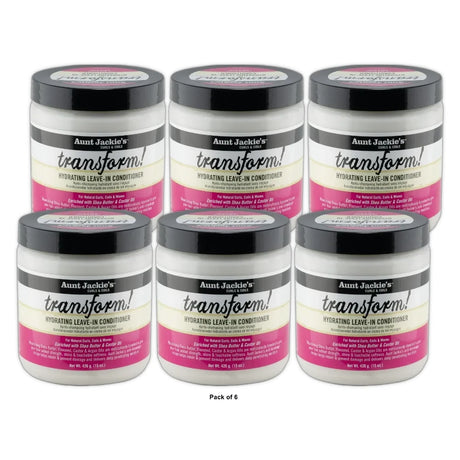Aunt Jackie s - Transform! Hydrating Leave-In Conditioner 15 Oz (Pack of 6)