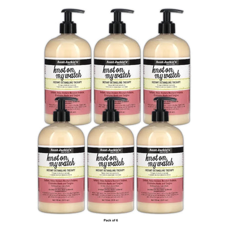 Knot On My Watch Instant Detangling Therapy 24 fl oz (710 ml) Aunt Jackie s C (Pack of 6)