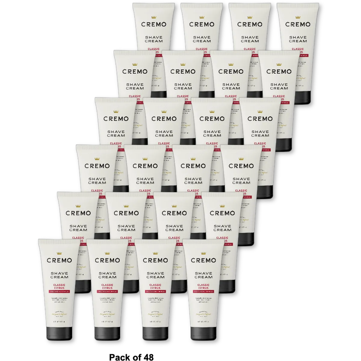 Cremo Concentrated Mens Shave Cream Classic Scent 6Oz (Pack of 48)