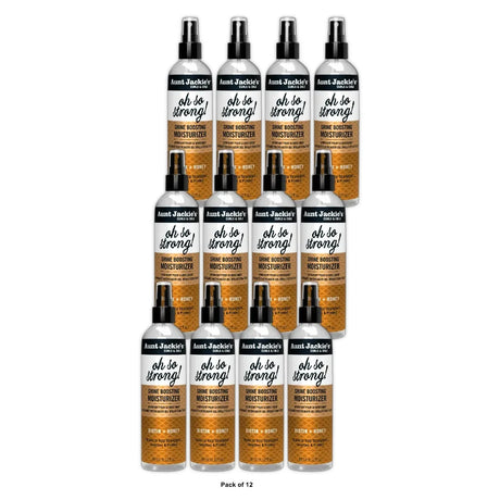 Aunt Jackie?s Braid and Twist Collection Oh So Strong Shine Boosting Moisturizer . Oz (Pack of 12)