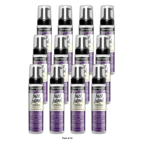 Aunt Jackie's Grape Seed Frizz Patrol Setting Mousse - 8.5 fl oz (Pack of 12)