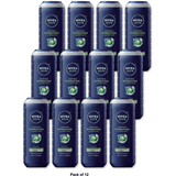 Nivea Men Maximum Hydration 3-In-1 Body Wash 16.9Oz (Pack of 12)