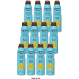 Hawaiian Tropic Everyday Active Clear Spray Sunscreen SPF 50 6Oz (Pack of 12)