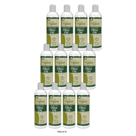 Ultimate Organics Moisturising Body Lotion Extra-Virgin Olive Oil (Pack of 12)