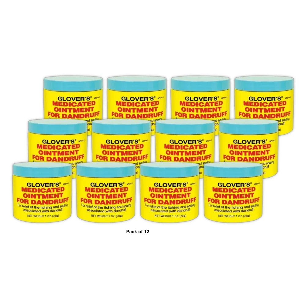 Glovers Medicated Ointment for Dandruff 1 oz (Pack of 12)
