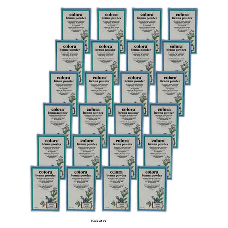 Colora Henna Powder Hair Color Brown 2 oz (Pack of 72)