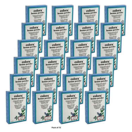 Colora Henna Powder - Natural Organic Haircolor ( Auburn - 2 oz) (Pack of 72)